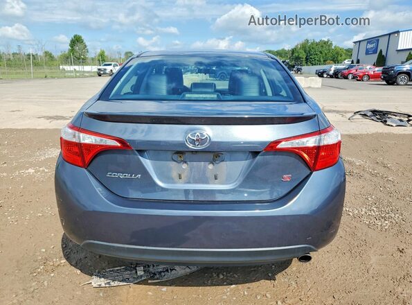 2T1BURHE1GC724748 2016 TOYOTA COROLLA Blue Հետևի տեսք
