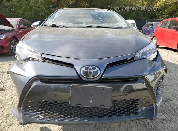 2T1BURHE1HC850495 2017 TOYOTA COROLLA Gray Front view