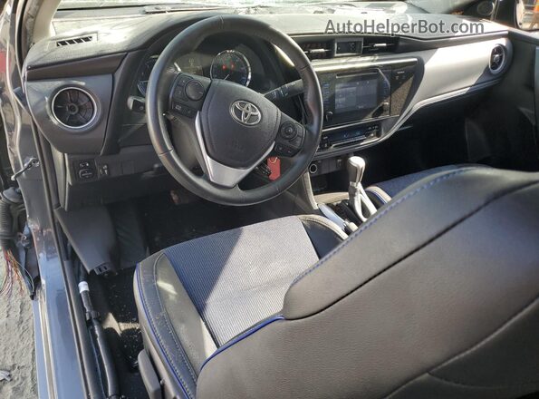 2T1BURHE1HC850495 2017 TOYOTA COROLLA Gray Dashboard view