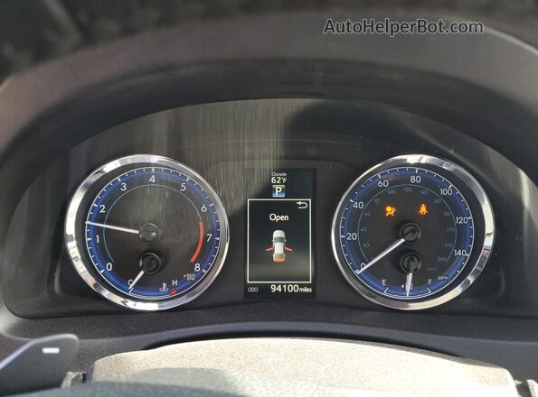 2T1BURHE1HC850495 2017 TOYOTA COROLLA Gray Instrument cluster view