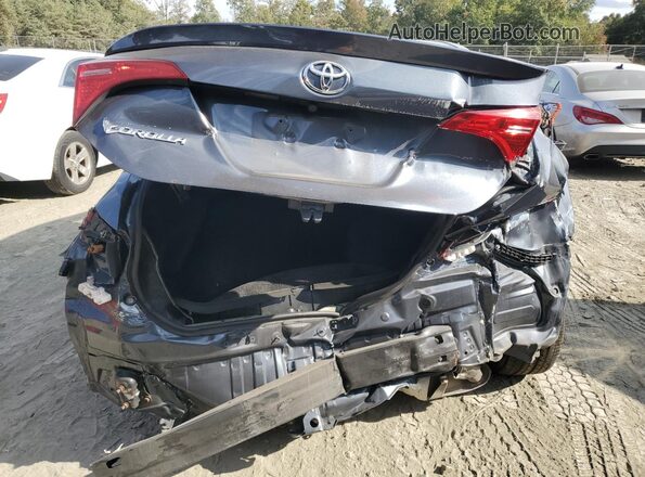 2T1BURHE1HC850495 2017 TOYOTA COROLLA Gray Rear view