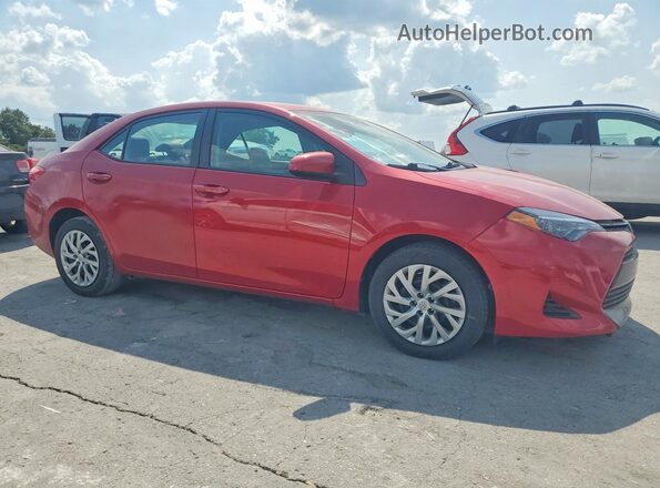 2T1BURHE1JC043092 2018 TOYOTA COROLLA Red Przód prawy
