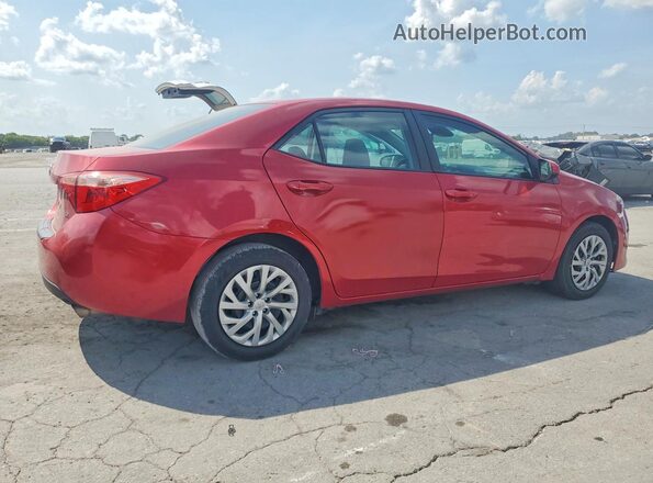 2T1BURHE1JC043092 2018 TOYOTA COROLLA Red Tył prawy