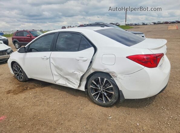 2T1BURHE1JC989953 2018 TOYOTA COROLLA Белый Задняя левая четверть