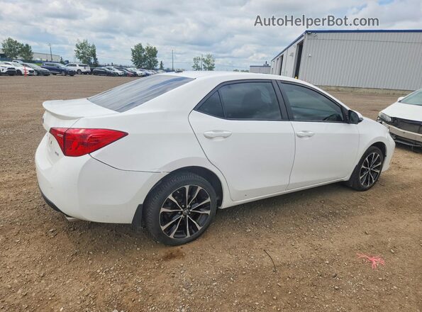 2T1BURHE1JC989953 2018 TOYOTA COROLLA Белый Задняя правая четверть