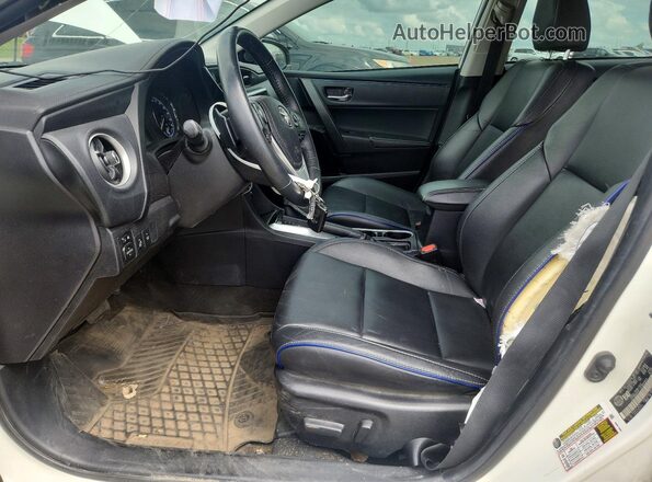 2T1BURHE1JC989953 2018 TOYOTA COROLLA Белый Вид салона спереди