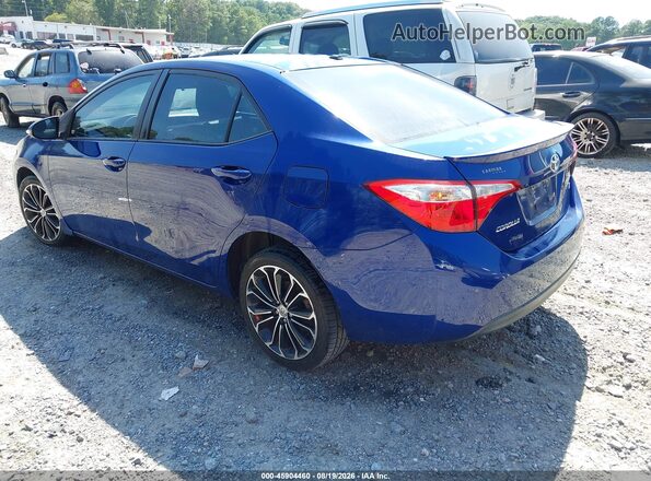 2T1BURHE2GC579400 2016 TOYOTA COROLLA Blue Tył lewy