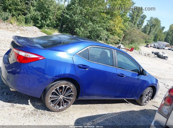 2T1BURHE2GC579400 2016 TOYOTA COROLLA Blue Widok wnętrza z tyłu