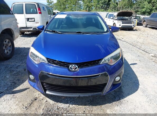 2T1BURHE2GC579400 2016 TOYOTA COROLLA Blue Widok zestawu wskaźników