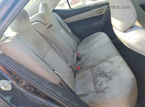 2T1BURHE2GC603596 2016 TOYOTA COROLLA Black Вид задніх сидінь