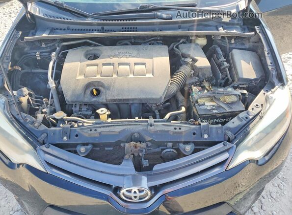 2T1BURHE2GC603596 2016 TOYOTA COROLLA Black Вид задньої частини салону