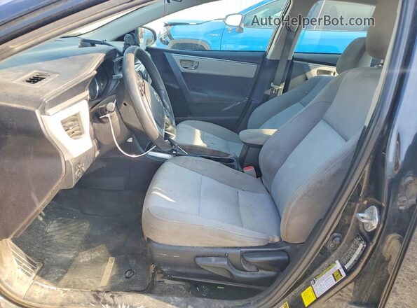 2T1BURHE2GC603596 2016 TOYOTA COROLLA Black Вид салону спереду