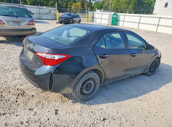 2T1BURHE2GC603596 2016 TOYOTA COROLLA Black Задня права чверть