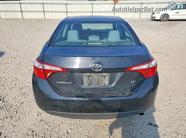 2T1BURHE2GC603596 2016 TOYOTA COROLLA Black Вид ззаду