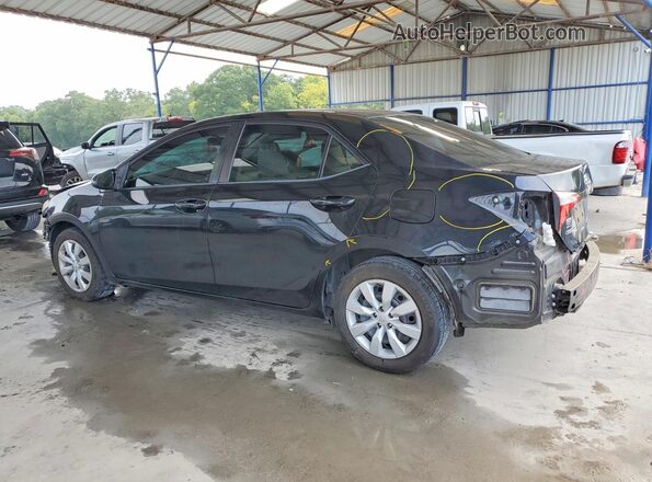 2T1BURHE2GC609138 2016 TOYOTA COROLLA Black უკანა მარცხენა