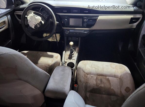 2T1BURHE2GC623363 2016 TOYOTA COROLLA Красный Вид панели приборов