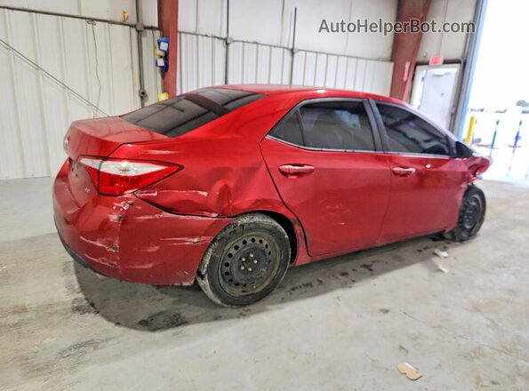 2T1BURHE2GC623363 2016 TOYOTA COROLLA Красный Задняя правая четверть