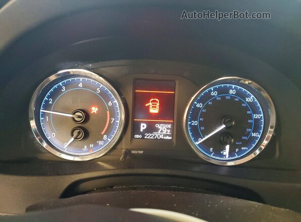 2T1BURHE2HC898944 2017 TOYOTA COROLLA Gray Instrument cluster view