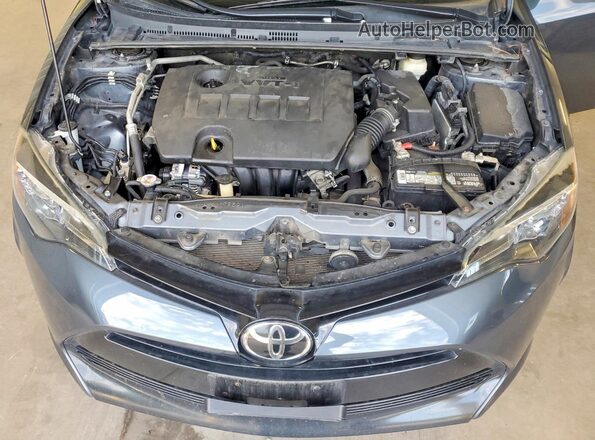 2T1BURHE2HC898944 2017 TOYOTA COROLLA Gray Rear interior view