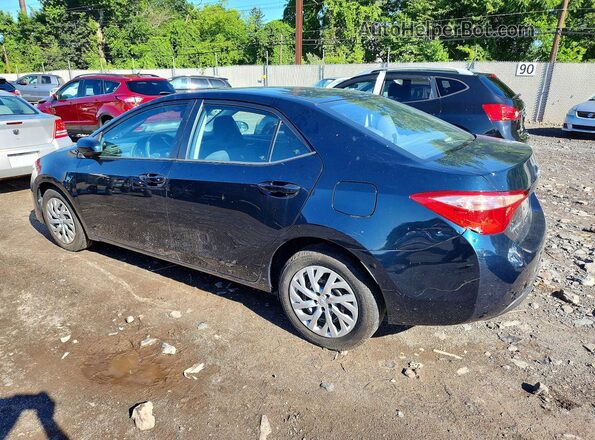 2T1BURHE2HC959239 2017 TOYOTA COROLLA Blue Tył lewy