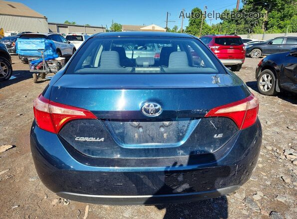 2T1BURHE2HC959239 2017 TOYOTA COROLLA Blue Widok z tyłu