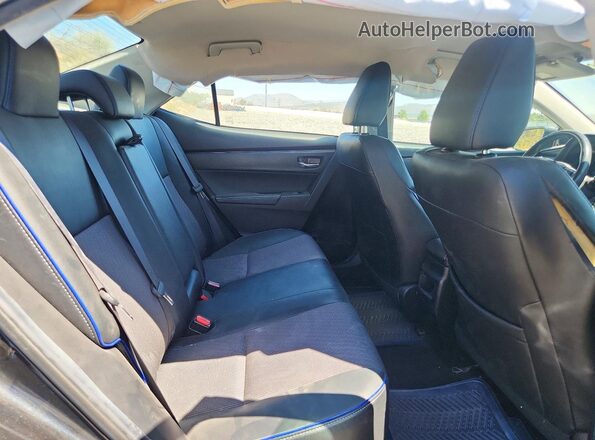 2T1BURHE2KC153795 2019 TOYOTA COROLLA Black Вид задніх сидінь
