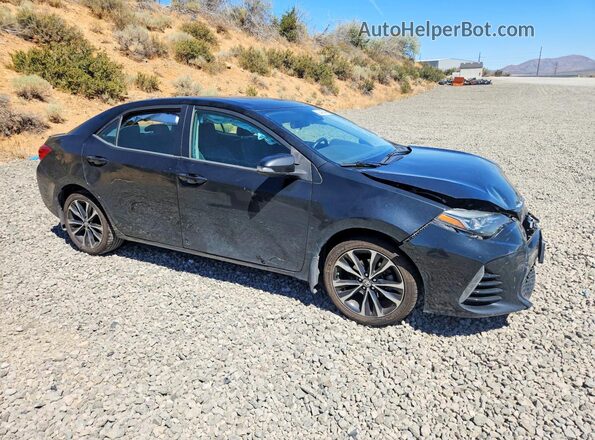 2T1BURHE2KC153795 2019 TOYOTA COROLLA Black Передня права чверть