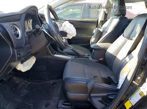 2T1BURHE2KC153795 2019 TOYOTA COROLLA Black Вид салону спереду