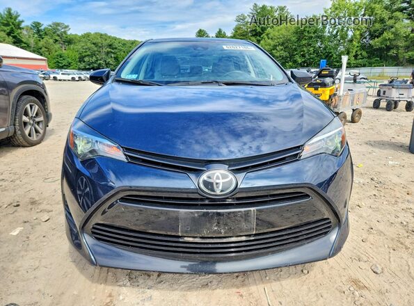 2T1BURHE2KC176946 2019 TOYOTA COROLLA Blue Вид спереду