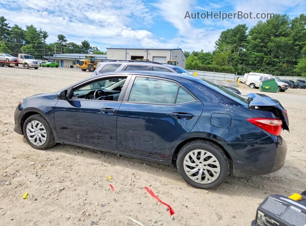 2T1BURHE2KC176946 2019 TOYOTA COROLLA Blue Задня ліва чверть