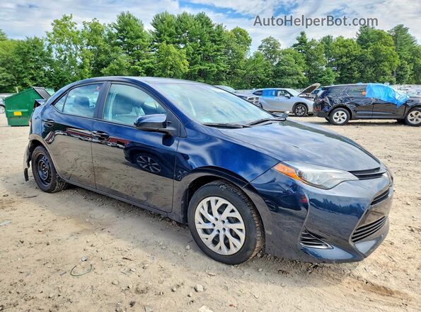 2T1BURHE2KC176946 2019 TOYOTA COROLLA Blue Передня права чверть