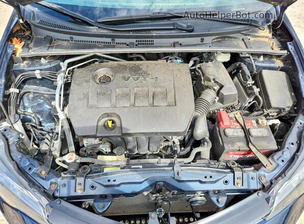 2T1BURHE2KC176946 2019 TOYOTA COROLLA Blue Вид задньої частини салону