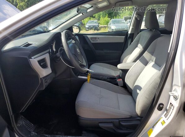 2T1BURHE3GC505046 2016 TOYOTA COROLLA Silver Front interior view