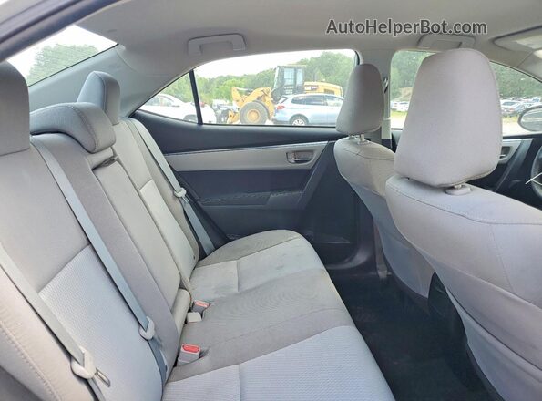 2T1BURHE3GC505046 2016 TOYOTA COROLLA Silver Rear seats view