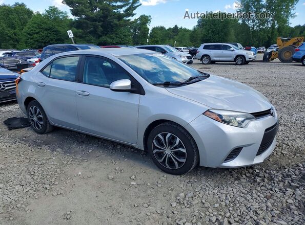 2T1BURHE3GC505046 2016 TOYOTA COROLLA Silver Front right
