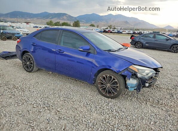 2T1BURHE3GC562217 2016 TOYOTA COROLLA Синий Передняя правая четверть