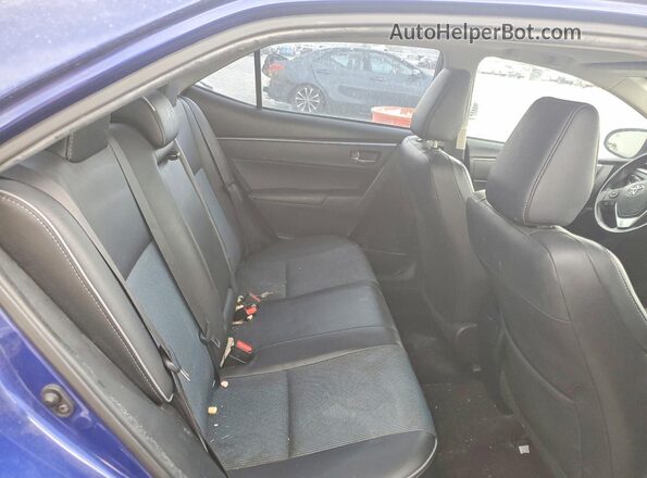 2T1BURHE3GC562217 2016 TOYOTA COROLLA Синий Вид задних сидений