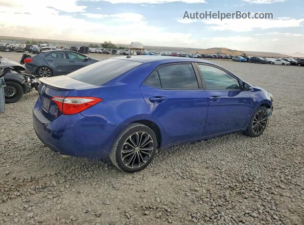 2T1BURHE3GC562217 2016 TOYOTA COROLLA Синий Задняя правая четверть