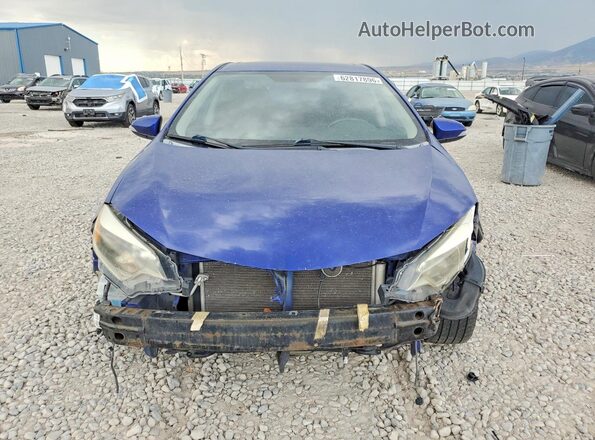 2T1BURHE3GC562217 2016 TOYOTA COROLLA Синий Вид спереди