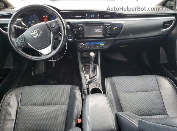 2T1BURHE3GC562217 2016 TOYOTA COROLLA Синий Вид панели приборов