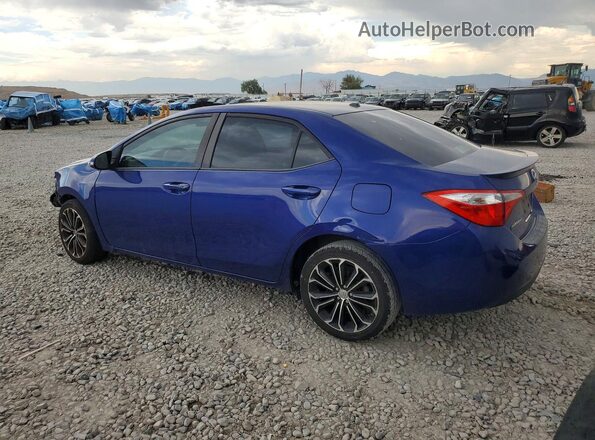 2T1BURHE3GC562217 2016 TOYOTA COROLLA Синий Задняя левая четверть