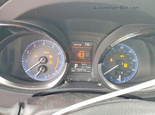 2T1BURHE3GC620794 2016 TOYOTA COROLLA White ხელსაწყოთა პანელის ხედი