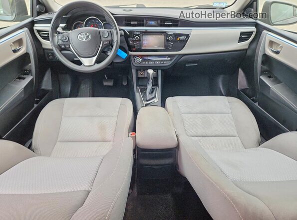 2T1BURHE3GC625672 2016 TOYOTA COROLLA Blue Вид панелі приладів