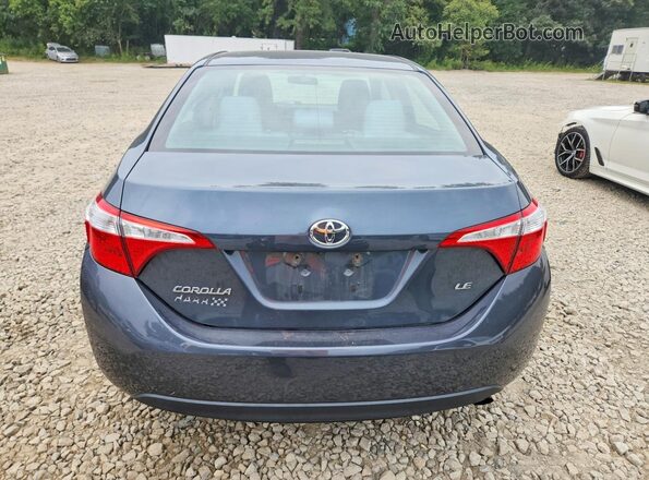 2T1BURHE3GC625672 2016 TOYOTA COROLLA Blue Вид ззаду