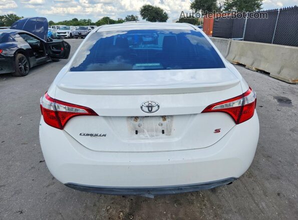 2T1BURHE3GC674242 2016 TOYOTA COROLLA Белый Вид сзади