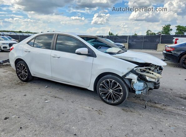 2T1BURHE3GC674242 2016 TOYOTA COROLLA Белый Передняя правая четверть