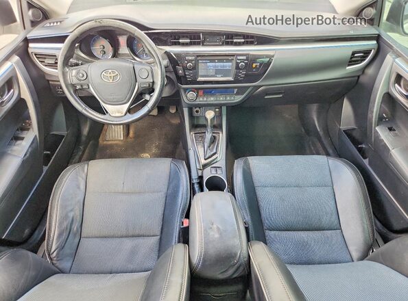 2T1BURHE3GC674242 2016 TOYOTA COROLLA Белый Вид панели приборов