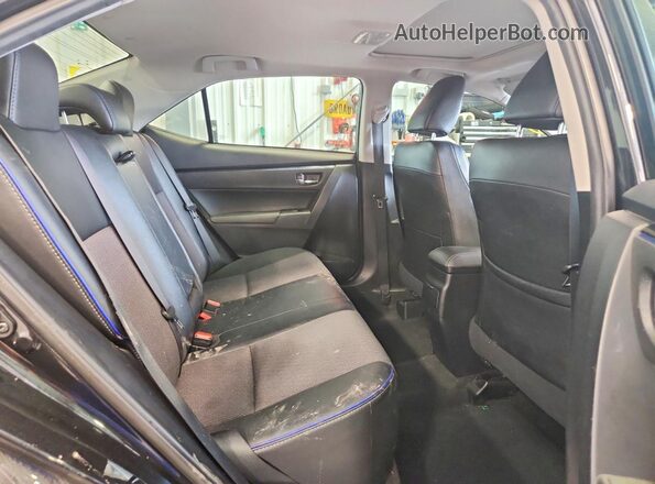 2T1BURHE3HC812668 2017 TOYOTA COROLLA Black Rear seats view