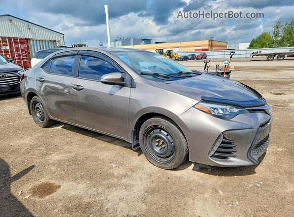 2T1BURHE3JC104362 2018 TOYOTA COROLLA Желто-коричневый Передняя правая четверть