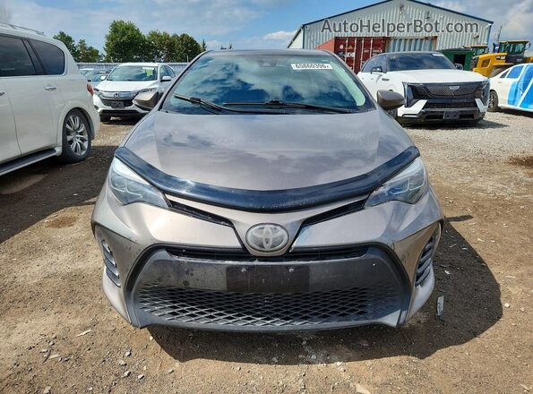 2T1BURHE3JC104362 2018 TOYOTA COROLLA Желто-коричневый Вид спереди